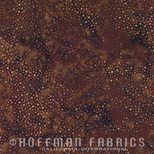 Load image into Gallery viewer, Hoffman - Chocolate Bali Dots Batik - 1/2 YARD CUT

