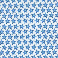 Load image into Gallery viewer, In the Beginning - Wonders of the Ocean - Blue Starfish - 1/2 YARD CUT

