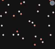 Load image into Gallery viewer, Figo - Sweet Treats - Stars - Black - 1/2 YARD CUT
