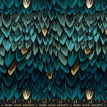 Load image into Gallery viewer, Ruby Star Society - Fireglow - Scales - Galaxy Metallic - 1/2 YARD CUT
