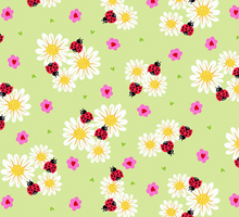 Load image into Gallery viewer, Andover Prints - Little Ladies - Petal Parade - Fern - 1/2 YARD CUT
