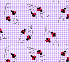 Load image into Gallery viewer, Andover Prints - Little Ladies - Twin Treasures - Lilac - 1/2 YARD CUT
