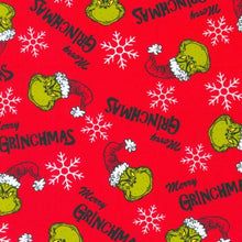 Load image into Gallery viewer, Robert Kaufman - Merry Grinchmas - 1/2 YARD CUT
