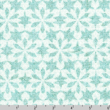Load image into Gallery viewer, Robert Kaufman - Festive Fauna - Snowflakes - Cloud - 1/2 YARD
