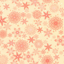 Load image into Gallery viewer, Robert Kaufman - Merriment - Snowflakes Blush - 1/2 YARD CUT
