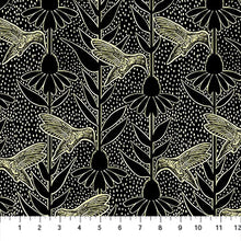 Load image into Gallery viewer, Anna Maria Textiles - Indelible Ink - Humming - 1/2 YARD CUT
