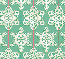 Load image into Gallery viewer, Anna Maria Textiles - Cozy Christmas - Paperflakes - Country - 1/2 YARD CUT
