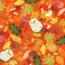 Load image into Gallery viewer, Robert Kaufman - Forest Feast - Hedgehogs Autumn - 1/2 YARD CUT
