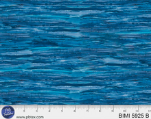 Load image into Gallery viewer, P&amp;B Textiles - Bear in Mind - Flowing Water Texture - Blue - 1/2 YARD CUT
