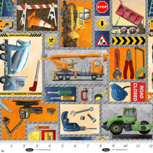 Load image into Gallery viewer, Blank Quilting - Let's Get Building - Construction Equipment - 1/2 YARD CUT
