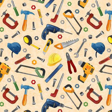 Load image into Gallery viewer, Blank Quilting - Let's Get Building - Tools - 1/2 YARD CUT
