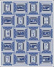 Load image into Gallery viewer, Blue Maze Pattern
