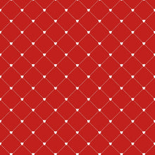 Load image into Gallery viewer, Riley Blake - Take Heart - Heart Cross Red - 1/2 YARD CUT
