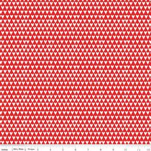 Load image into Gallery viewer, Riley Blake - You &amp; Me - Hearts Red - 1/2 YARD CUT
