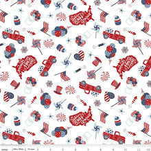 Load image into Gallery viewer, Riley Blake - Stars and Stripes Forever - Main - 1/2 YARD CUT
