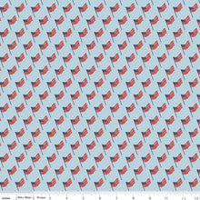 Load image into Gallery viewer, Riley Blake - Stars and Stripes Forever - Flags - Sky - 1/2 YARD CUT
