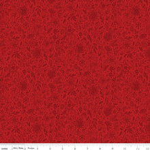 Load image into Gallery viewer, Riley Blake - Charming Christmas - Floral Outline Red - 1/2 YARD CUT
