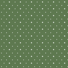 Load image into Gallery viewer, Riley Blake - Charming Christmas - Stars Green - 1/2 YARD CUT
