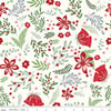 Riley Blake - Mistletoe & Holly - Main Cloud - 1/2 YARD CUT