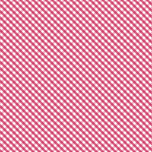 Load image into Gallery viewer, Riley Blake - Hydrangeas in the Garden - Gingham - Raspberry - 1/2 YARD CUT

