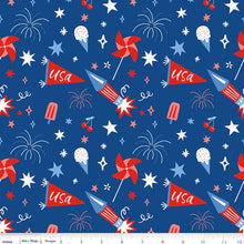 Load image into Gallery viewer, Riley Blake - Firecracker - Main - 1/2 YARD CUT
