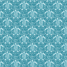 Load image into Gallery viewer, Riley Blake - Reef - Turtles Deep Water - 1/2 YARD CUT
