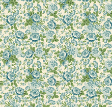 Load image into Gallery viewer, Riley Blake - Cowgirl - Floral Blue - 1/2 YARD CUT
