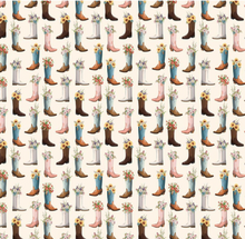 Load image into Gallery viewer, Riley Blake - Cowgirl - Boots - 1/2 YARD CUT
