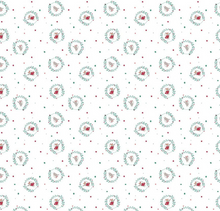 Load image into Gallery viewer, Riley Blake - Nutcracker Tradition - Christmas Mice - Snow - 1/2 YARD CUT
