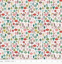 Load image into Gallery viewer, Riley Blake - Nutcracker Tradition - Adorn the Tree - Snow - 1/2 YARD CUT
