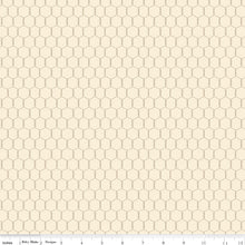 Load image into Gallery viewer, Riley Blake - Lil' Farm Friends - Chicken Wire Cream - 1/2 YARD CUT
