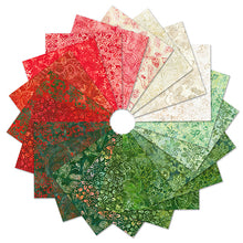 Load image into Gallery viewer, Robert Kaufman artisan batiks joyful holidays FQ bundle
