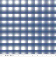 Load image into Gallery viewer, Riley Blake - Gingham - Denim - 1/2 YARD CUT
