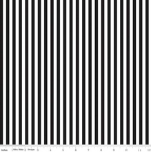 Load image into Gallery viewer, Riley Blake - 1/4" Black Stripe - 1/2 YARD CUT
