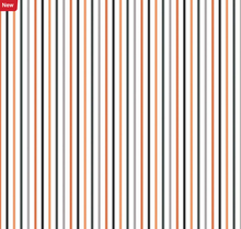 Load image into Gallery viewer, Riley Blake - Seasonal Basics - Ticking Stripe - Halloween - 1/2 YARD CUT
