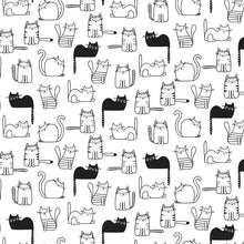 Load image into Gallery viewer, Timeless Treasures - Feline Good - Cats Nap Time - 1/2 YARD CUT
