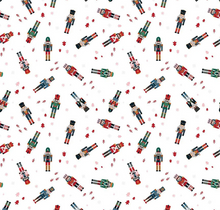Load image into Gallery viewer, Riley Blake - Nutcracker Tradition - Nutcracker Toss - Snow - 1/2 YARD CUT
