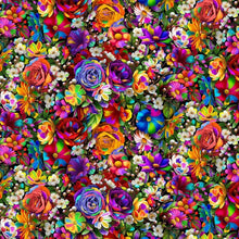 Load image into Gallery viewer, End of Bolt - Stroke of Genius - Packed Multi Floral - 34"
