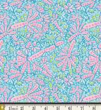 Load image into Gallery viewer, Art Gallery Fabrics - Costeira - Belos Corais Azuis - 1/2 YARD CUT
