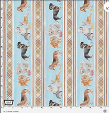 Load image into Gallery viewer, Michael Miller - Stay Pawsitive - Play Time Stripe - 1/2 YARD CUT
