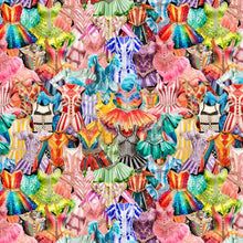Load image into Gallery viewer, Michael Miller - A Night at the Circus - Circus Costume Collage - 1/2 YARD CUT
