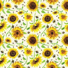 Load image into Gallery viewer, Michael Miller - Meant to Bee - Bee Sunflower - 1/2 YARD CUT
