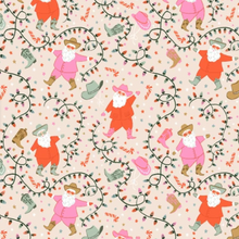 Load image into Gallery viewer, Cotton + Steel Fabrics - Yee-Haw Holidays - Twinkle Tangle - 1/2 YARD CUT

