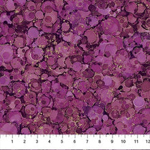 Load image into Gallery viewer, Northcott - Midas Touch - Plum Bubble Texture - 1/2 YARD CUT
