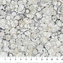 Load image into Gallery viewer, Northcott - Midas Touch - Light Gray Bubble Texture - 1/2 YARD CUT
