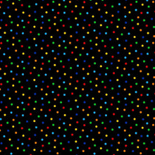 Load image into Gallery viewer, Timeless Treasures - Dots - Black Rainbow - 1/2 YARD CUT
