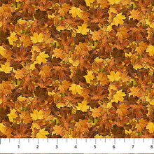 Load image into Gallery viewer, Northcott - Autumn Woodland Naturescapes - Packed Leaves - 1/2 YARD CUT
