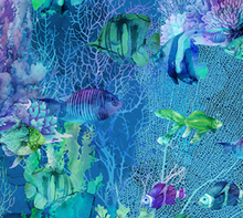 Load image into Gallery viewer, Northcott - Coral Reef - Fish - 1/2 YARD CUT
