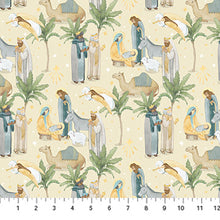 Load image into Gallery viewer, Northcott - The Nativity - Scenic - Cream - 1/2 YARD CUT
