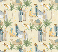 Load image into Gallery viewer, Northcott - The Nativity - Scenic - Cream - 1/2 YARD CUT
